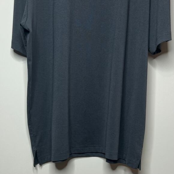 Jack Nicklaus Gray Golf Performance Polo Shirt Size XL Bear Emblem Short Sleeves - Picture 9 of 9